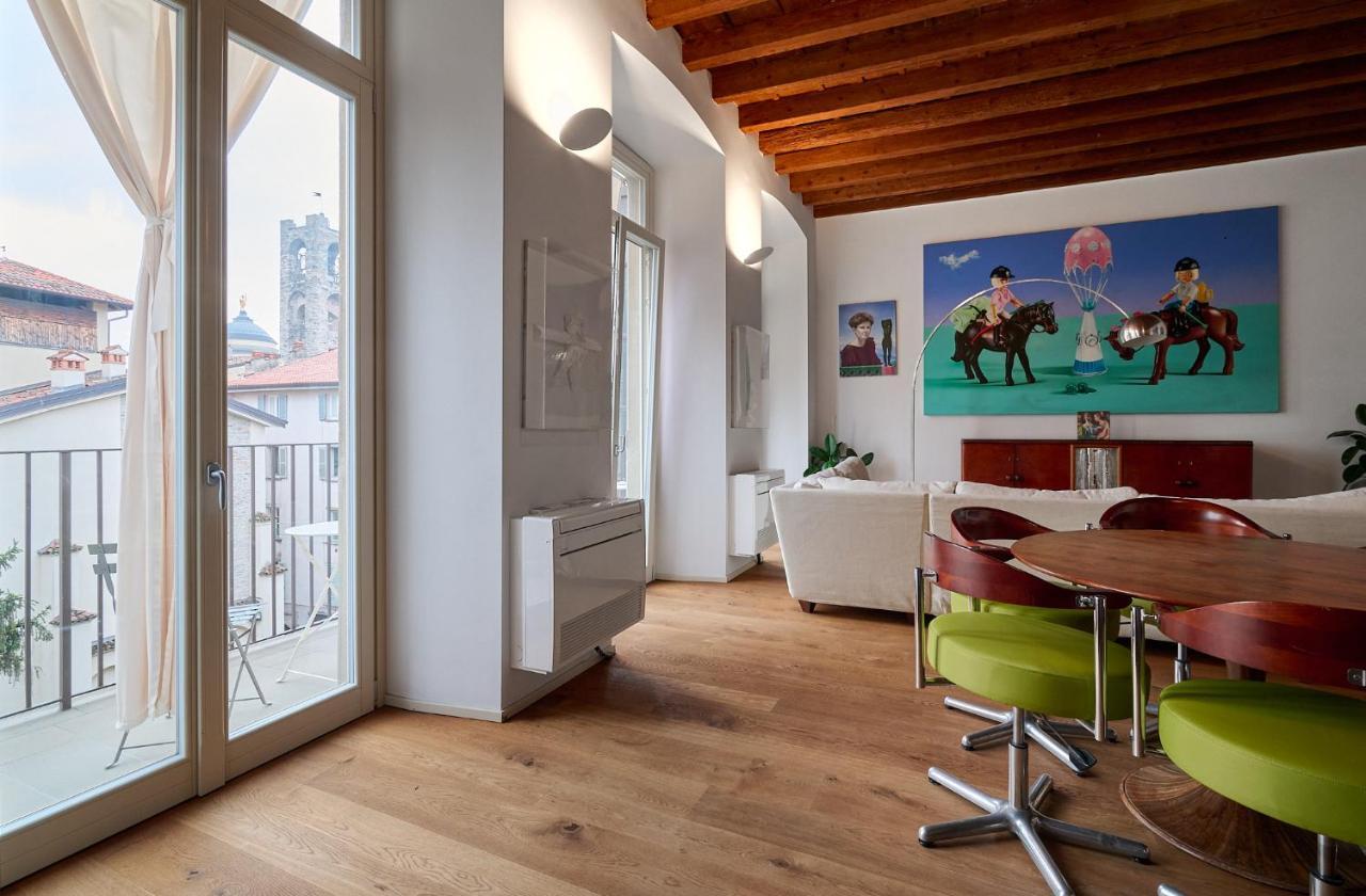 "Camera Con Vista" Bergamo Alta Eksteriør billede