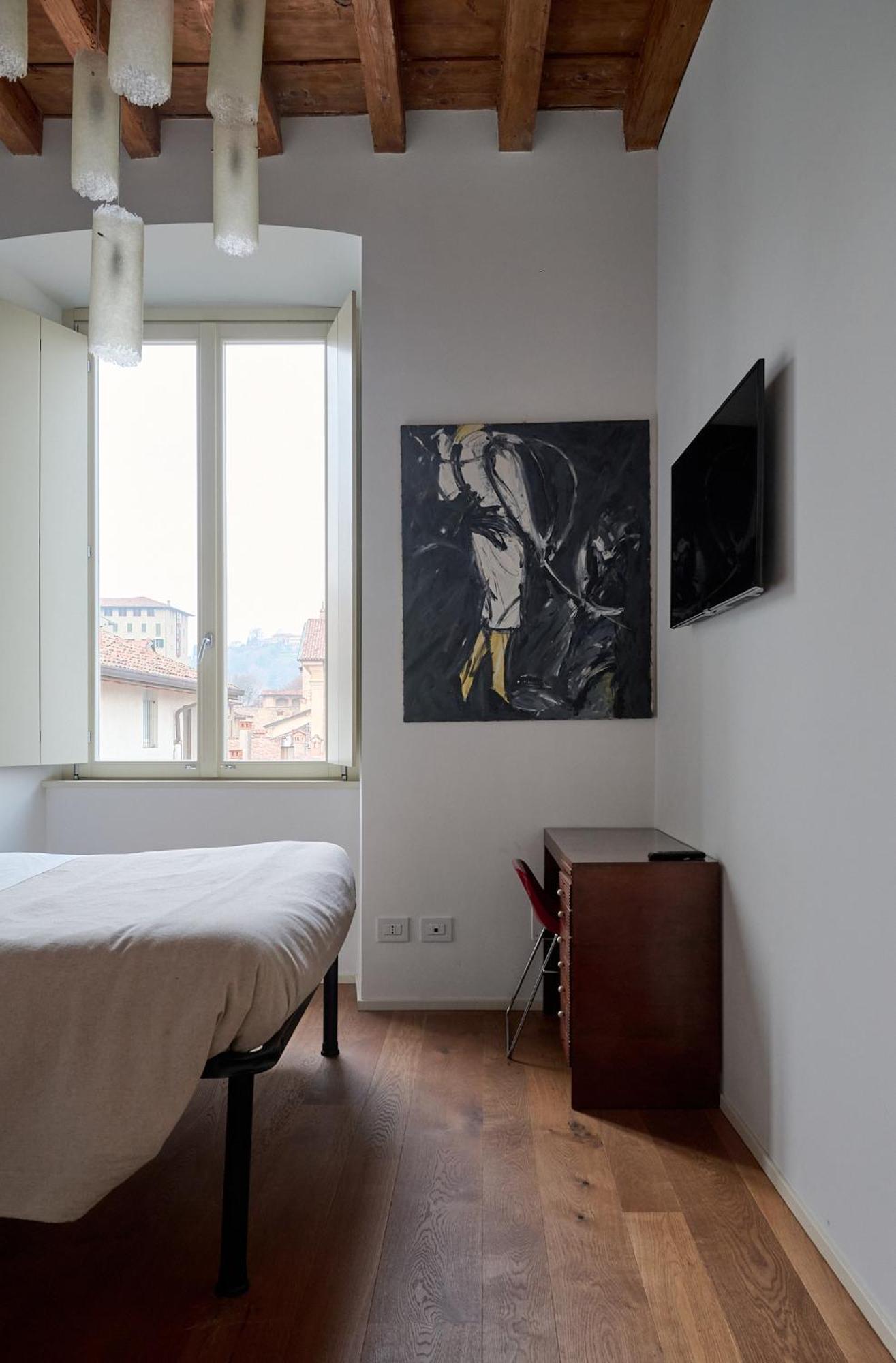 "Camera Con Vista" Bergamo Alta Eksteriør billede
